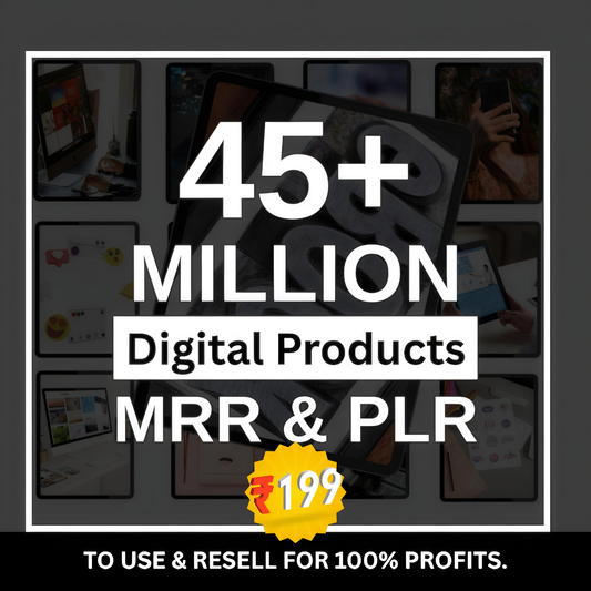 45 Million+ Digital Products Bundle, Ideal for Passive Income, Millions of Content
